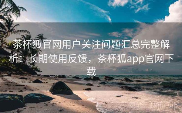 茶杯狐官网用户关注问题汇总完整解析：长期使用反馈，茶杯狐app官网下载