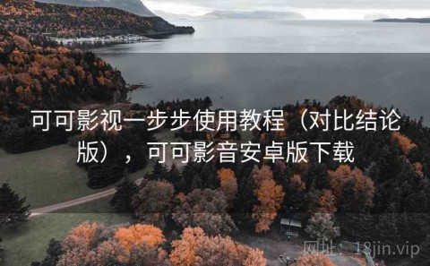 可可影视一步步使用教程（对比结论版），可可影音安卓版下载