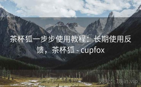 茶杯狐一步步使用教程：长期使用反馈，茶杯狐 - cupfox